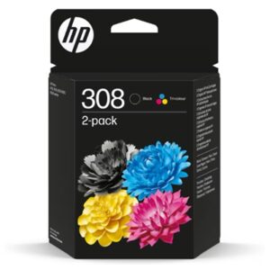 CARTUCCIA HP 308 MULTIPACK 6L6S6UE NERO+COLORE 160+120PG