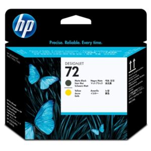 CARTUCCIA HP 72 C9384A GIALLO NERO OPACO PER DESIGNJET HDA PRO MFP