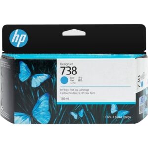 CARTUCCIA HP 738 498N5A CIANO 130M ADATTA PER DESIGNJET T950