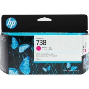 CARTUCCIA HP 738 498N6A MAGENTA 130ML ADATTA PER DESIGNJET T950