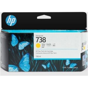 CARTUCCIA HP 738 498N7A GIALLO 130ML ADATTA PER DESIGNJET T950