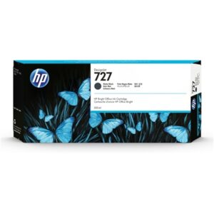 CARTUCCIA HP 727 C1Q12A NERO OPACO 300ML DESIGNJET T1500