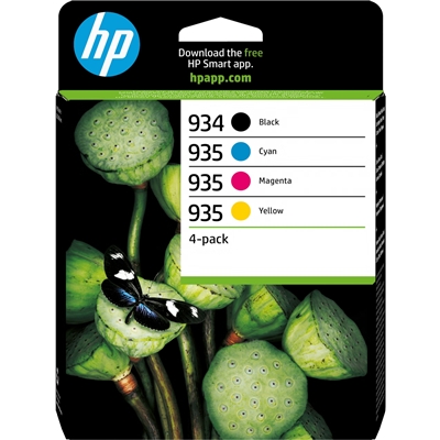 CARTUCCIA HP MULTIPACK 934/935 6ZC72AENERO + 3COLORI C/M/Y