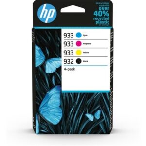 CARTUCCIA HP MULTIPACK 932/933 6ZC71AE NERO+3COLORI B/C/M/Y 400+330PG MVS