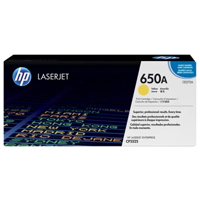 TONER HP 650A CE272A GIALLO 15.000PG LASERJET