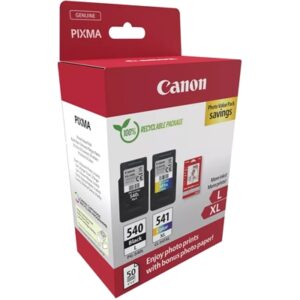 CARTUCCIA CANON PG-540L/CL-541XL-áPHOTO 5224B012 NERO/COLOR PERPIXMA MG3250/3550/3650/4250/MX395/455/475/525/535/TS5150/TS5151