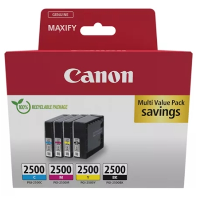 MULTIPACK CANON PGI-2500 BK/C/M/Y 9290B006 PER MAXIFY IB4050