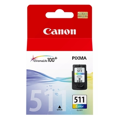 CARTUCCIA CANON CL-511 COLORE 9ML 2972B001/2972B010 X MP240/MP250/MP260/MP270/MP280/MP490/ MP495/MX320/MX330/MX340/MX350/IP2700