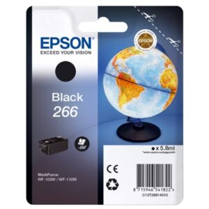 CARTUCCIA EPSON 266 MAPPAMONDO C13T26614010 NERO PER WORKFORCE WF-100W