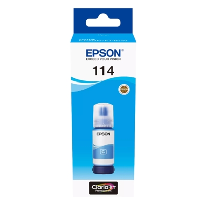 FLACONE EPSON 114 C13T07B240 70ML CIANO PER ECOTANK ET-8500 ET-8550 FINO:30/09