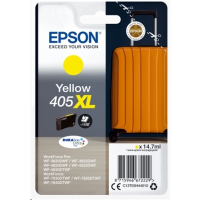 CARTUCCIA EPSON 405XL TROLLEY C13T05H44010 GIALLO X WF-3820DWF WF-4820DWF/WF-4830DWF WF-7830DTWF/WF-7840DTWF 1100PAG.