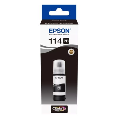 FLACONE EPSON 114 C13T07B140 70ML NERO PHOTO PER ECOTANK ET-8500 ET-8550