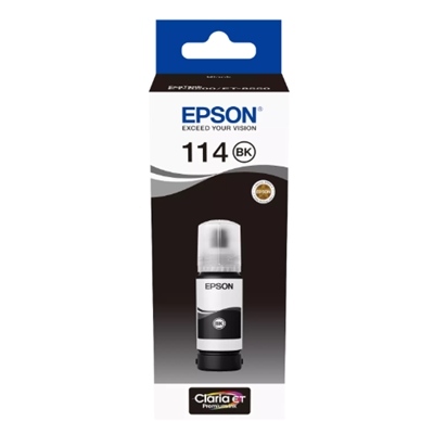 FLACONE EPSON 114 C13T07A140 70ML NERO PIGMENTI PER ECOTANK ET-8500 ET-8550 FINO:30/09