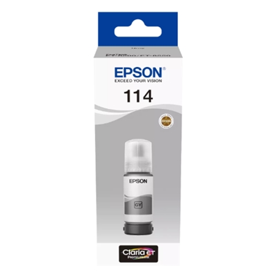 FLACONE EPSON 114 C13T07B540 70ML GRIGIO PER ECOTANK ET-8500 ET-8550FINO:30/09