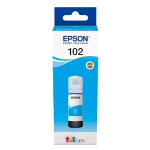 FLACONE EPSON 102 C13T03R240 CIANO 70ML PER ECOTANK ET-15000 ET-2750/51/56 ET-2850/51/56 ET-3850 ET-4750 ET-4850/56