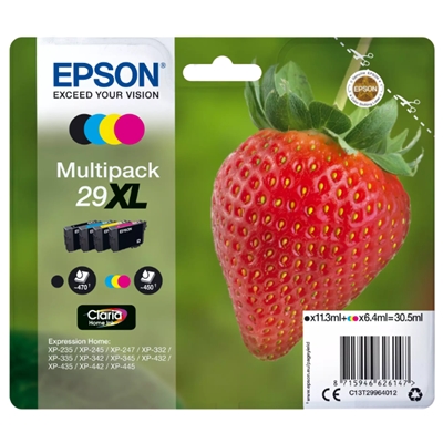 MULTIPACK EPSON 29XL FRAGOLA C13T29964012 4 COLORI X XP-235/XP-332/XP-335/XP-432