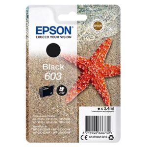 CARTUCCIA EPSON 603 STELLA MARINA C13T03U14020 NERO RF+AM X XP-2150/2155/315083155/4150/4155 WF-2820/2840/2845/2870