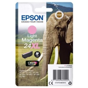 CARTUCCIA EPSON 24XL ELEFANTEC13T24364012MAGENTA CHIARO8