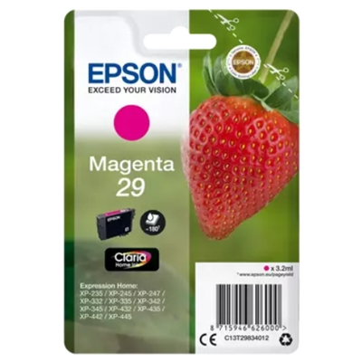CARTUCCIA EPSON 29FRAGOLA C13T29834012MAGENTA3