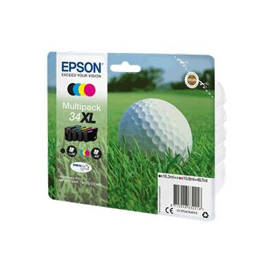 MULTIPACK EPSON 34XL PALLINA DA GOLF C13T347640104 COLORI PER WF3720/3720DWF/3725DWF