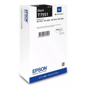 CARTUCCIA EPSON T7551NERO XLC13T75514N PER WF-8XXX SERIES