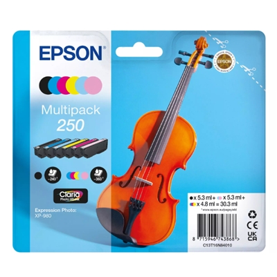 MULTIPACK EPSON 250 VIOLINO C13T16N84010 6 COLORI X XP-980