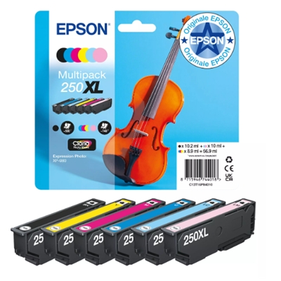 MULTIPACK EPSON 250XLVIOLINO C13T16P84010 6 COLORI X XP-980