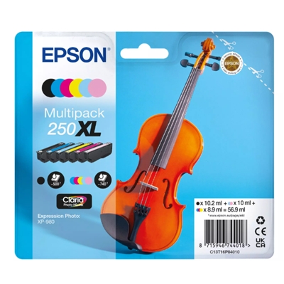 MULTIPACK EPSON 250XLVIOLINO C13T16P84010 6 COLORI X XP-980