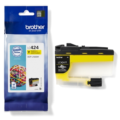 CARTUCCIA BROTHER LC424Y GIALLO 750 PGG X DCP-J1200W/DCP-J1200WE