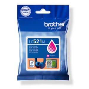 CARTUCCIA BROTHER LC521M MAGENTA 500PG X DCP-J1260W DCP-J1310DW DCP-J1360DW DCP-J1460DW