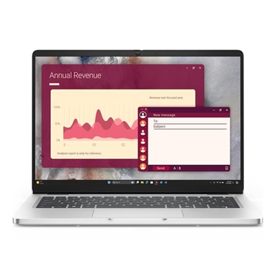 NB AI PC DELL PRO 14 PC14250 PP7G1 14FHD+ AG ULTRA7-255U 16GBDDR5 512GBSSD W11PRO NOAC CAM GLAN HDMI BT 1YOS WIFI FINO:31/12