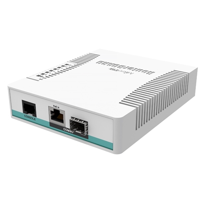 SWITCH MIKROTIK CRS106-1C-5S 1P. GIG 5P. SFP 128MB