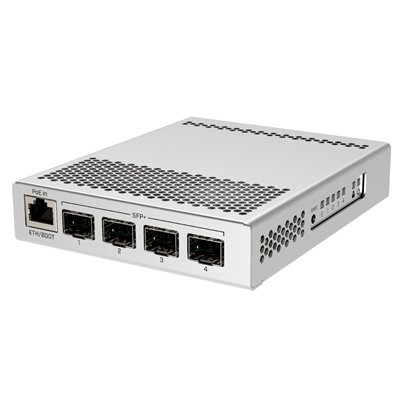 SWITCH MIKROTIK CRS305-1G-4S+IN 1P. GIG 4P. SFP+ 512MB