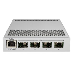 SWITCH MIKROTIK CRS305-1G-4S+IN 1P. GIG 4P. SFP+ 512MB