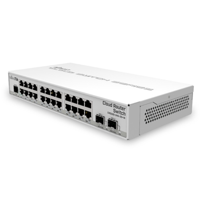 SWITCH MIKROTIK CRS326-24G-2S+IN 24P. GIG + 2P. SFP+ ROUTEROS/SWITCHOS