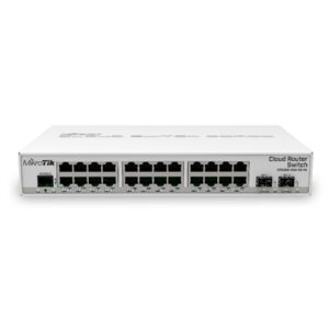 SWITCH MIKROTIK CRS326-24G-2S+IN 24P. GIG + 2P. SFP+ ROUTEROS/SWITCHOS