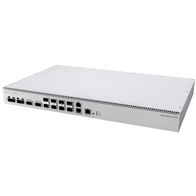 CLOUD ROUTER SWITCH MIKROTIK CRS812-8DS-2DQ-2DDQ-RM 2X 10G ETHERNET-8X 50G SFP56-2X 200G QSFP56-2X 400G QSFP56-DD PORTS