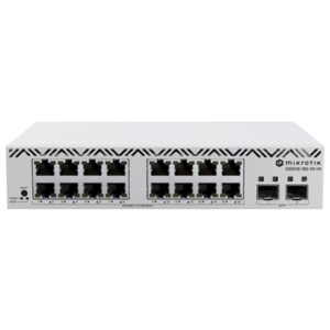 SWITCH MIKROTIK CSS318-16G-2S+IN 16P. GIG + 2P UPLINK SFP+ 10G PER RACK DA 10/19