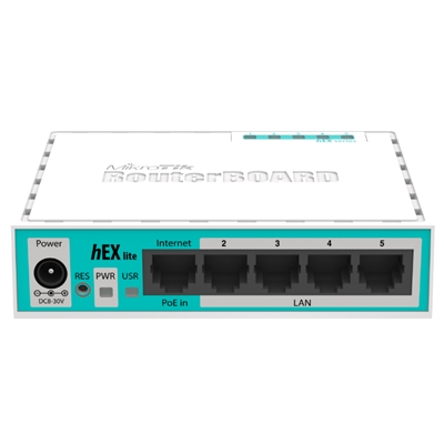 ROUTER MIKROTIK RB750R2 HEX LITE 5P. FAST 32MB