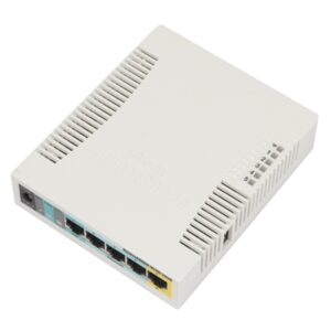 ROUTER MIKROTIK RB951UI-2HND 5P. FAST + WIFI 128MB -20