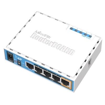 ROUTER MIKROTIK RB951UI-2ND HAP 5P. FAST + WIFI 64MB