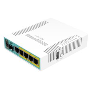 ROUTER MIKROTIK RB960PGS HEX POE 128MB 5P. GBPS 1P. POE IN 4P. POE OUT 802.3AT