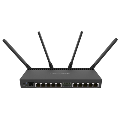 ROUTER MIKROTIK RB4011IGS+5HACQ2HND-IN 10P. GBPS + 1 SFP+ 1GB QUAD C. 1.4GHZ 802.11AC