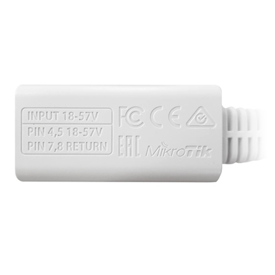 ADATTATORE POE MIKROTIK RBGPOE GIGABIT