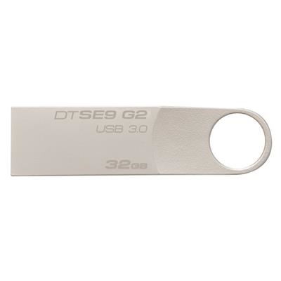 FLASH DRIVE USB3.0  32GB KINGSTON DTSE9G2/32GB ULTRA SLIM DATA TRAVELER METAL CASE SILVER