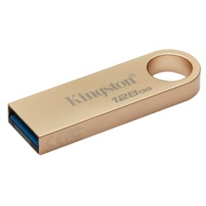 FLASH DRIVE USB3.2 128GB KINGSTON DTSE9G3/128GB ULTRA SLIM METAL CASE GOLD READ:220MB/S