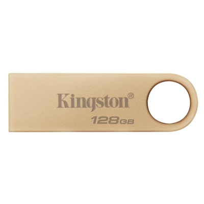 FLASH DRIVE USB3.2 128GB KINGSTON DTSE9G3/128GB ULTRA SLIM METAL CASE GOLD READ:220MB/S