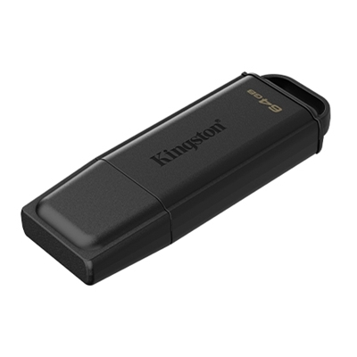FLASH DRIVE USB3.264GB KINGSTON DTXG2/64GB EXODIA NERO