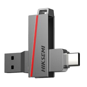 FLASH DRIVE DUAL USB3.2+USB-C 128GB HIKVISION/HIKSEMI HS-USB-E307C-128GB METAL CASE