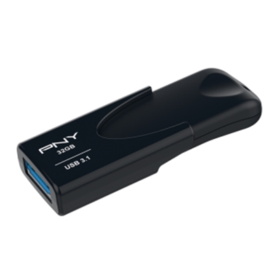 FLASH DRIVE USB 3.1 32GB PNY ATTACH+ë 4 FD32GATT431KK-EF NERO